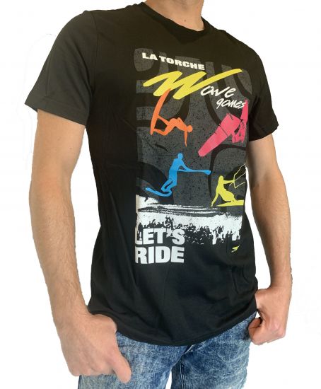 T-Shirts Wave Games Color/Black Homme