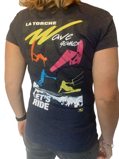 T-Shirt Wave Games Color Femme